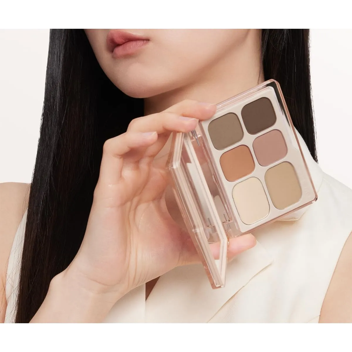 1 PC NEW 6 Color Eyeshadow Nude Matte Palette, All in One Palette Silky Smooth Pigmented Matte Creamy Eyeshadow Palette For Beginner (New Nude Matte)
