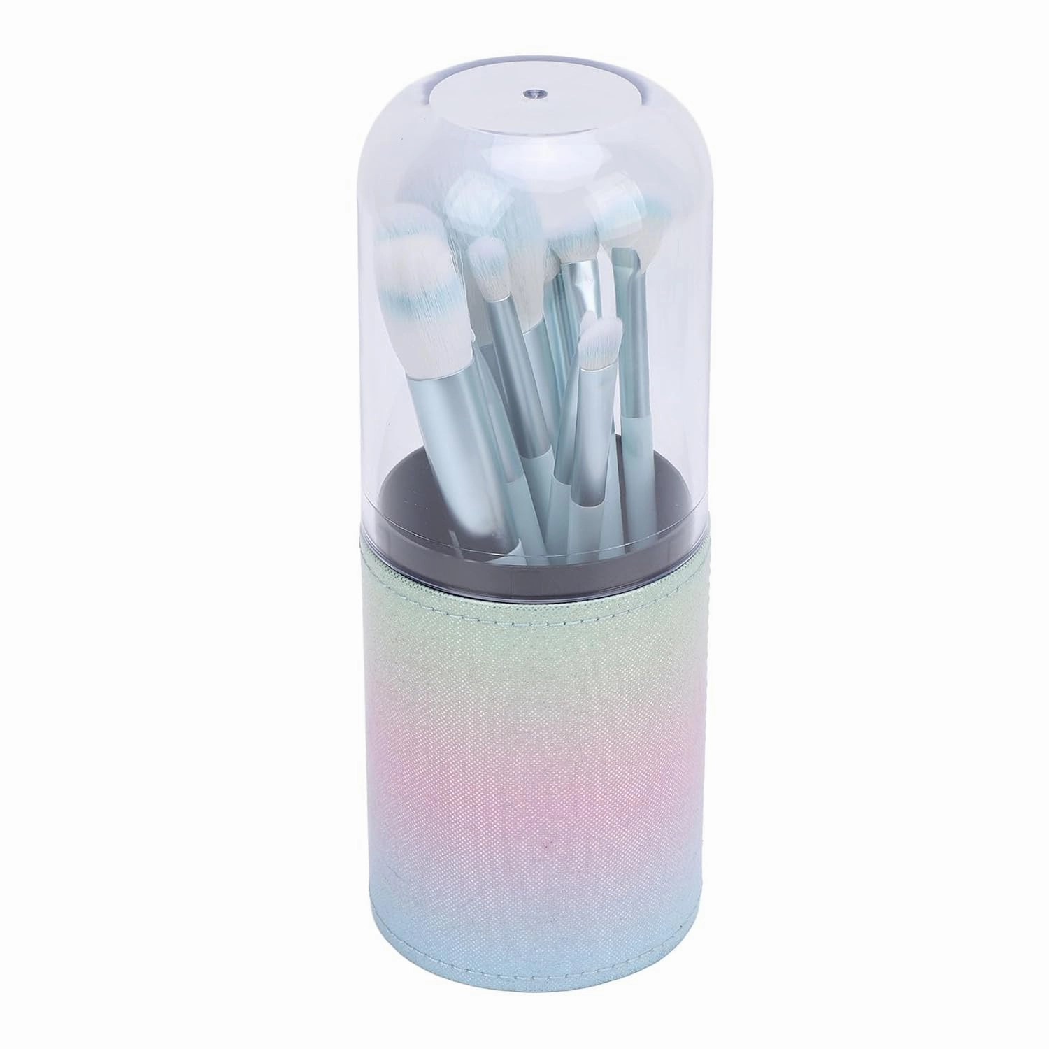 10 Pcs Makeup Brush Set, Portable Synthetic Cosmetic Brushes Kit with Storage, Lasting and Soft for smoothness Application, Ideal for Travel and Daily Use