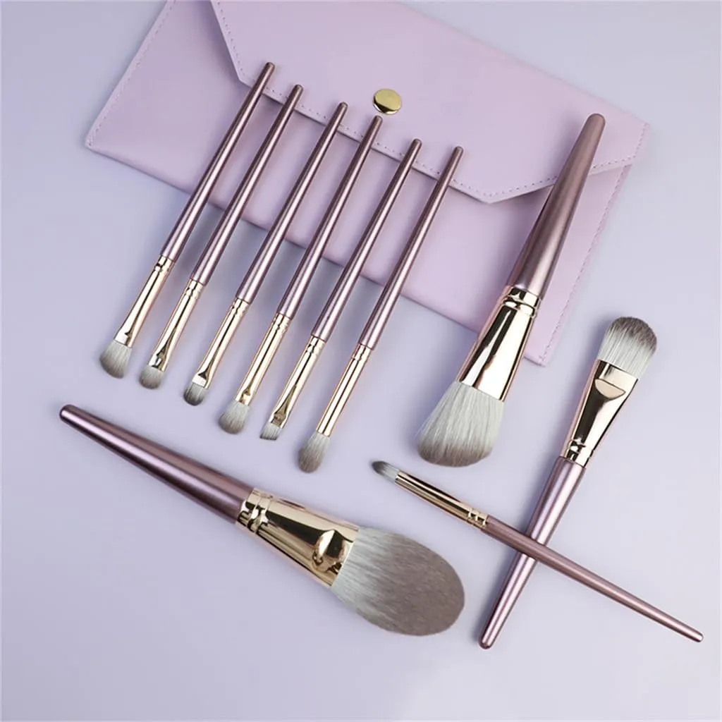 10pcs Makeup Brushes Set Foundation Brushes Soft Hair Super Soft Eyeshadow Brushes Complete Set