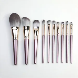 10pcs Makeup Brushes Set Foundation Brushes Soft Hair Super Soft Eyeshadow Brushes Complete Set