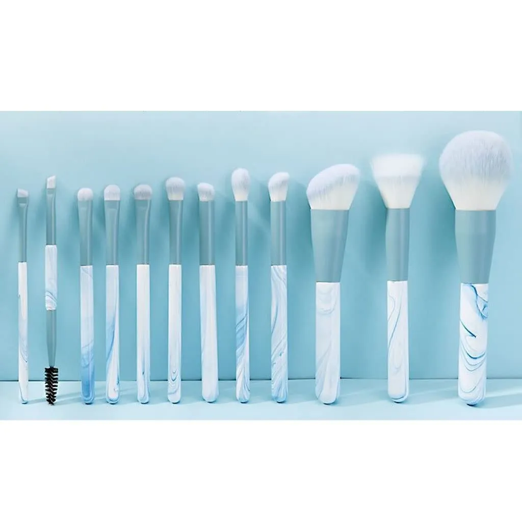 12 Makeup Brushes Set Complete Set Of Loose Powder Brushes Beauty Tools Eyeshadow Set Blade Brushes