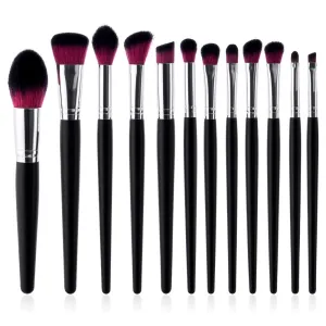 12Pcs Set Eyeliner Makeup Eyeshadow Brush Lip Powder Tool Foundation Brushes Brush Star Make up Alien