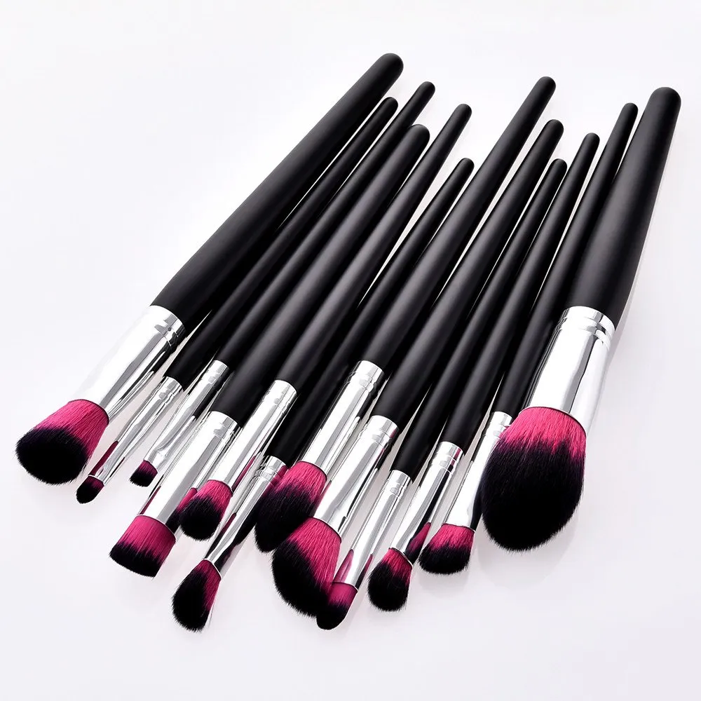 12Pcs Set Eyeliner Makeup Eyeshadow Brush Lip Powder Tool Foundation Brushes Brush Star Make up Alien