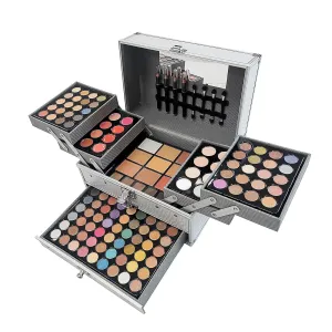 132 Colors All in one Makeup Gift Set , Professional Makeup Kit for Women Full Kit with Eyeshadow, Lip Gloss, Concealer, Eyebrow powder, Face Powder, Blush, Contour Shade, Lip Liners, Eye Liners, Eyeshadow Brush