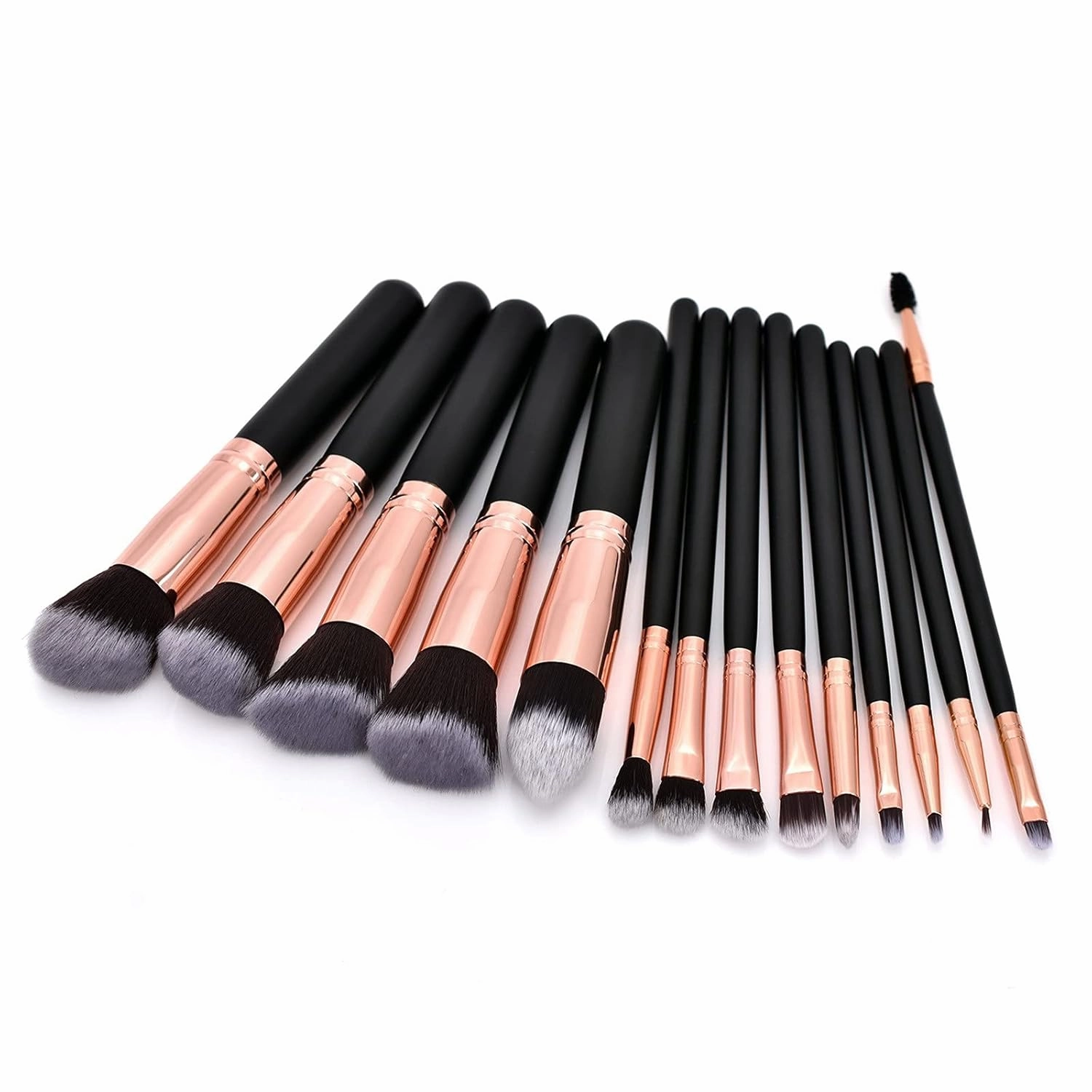 14PCS Makeup brushes set Lip Makeup Eyebrow Brushes Powder Cosmetic Brush Eyeshadow Brush(B)