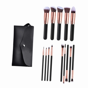14pcs Professional Makeup Brush for Eyeshadow Application Versatile Makeup Tools for Blending Contouring and Shadowing Easy to Clean Reusable for Beginners