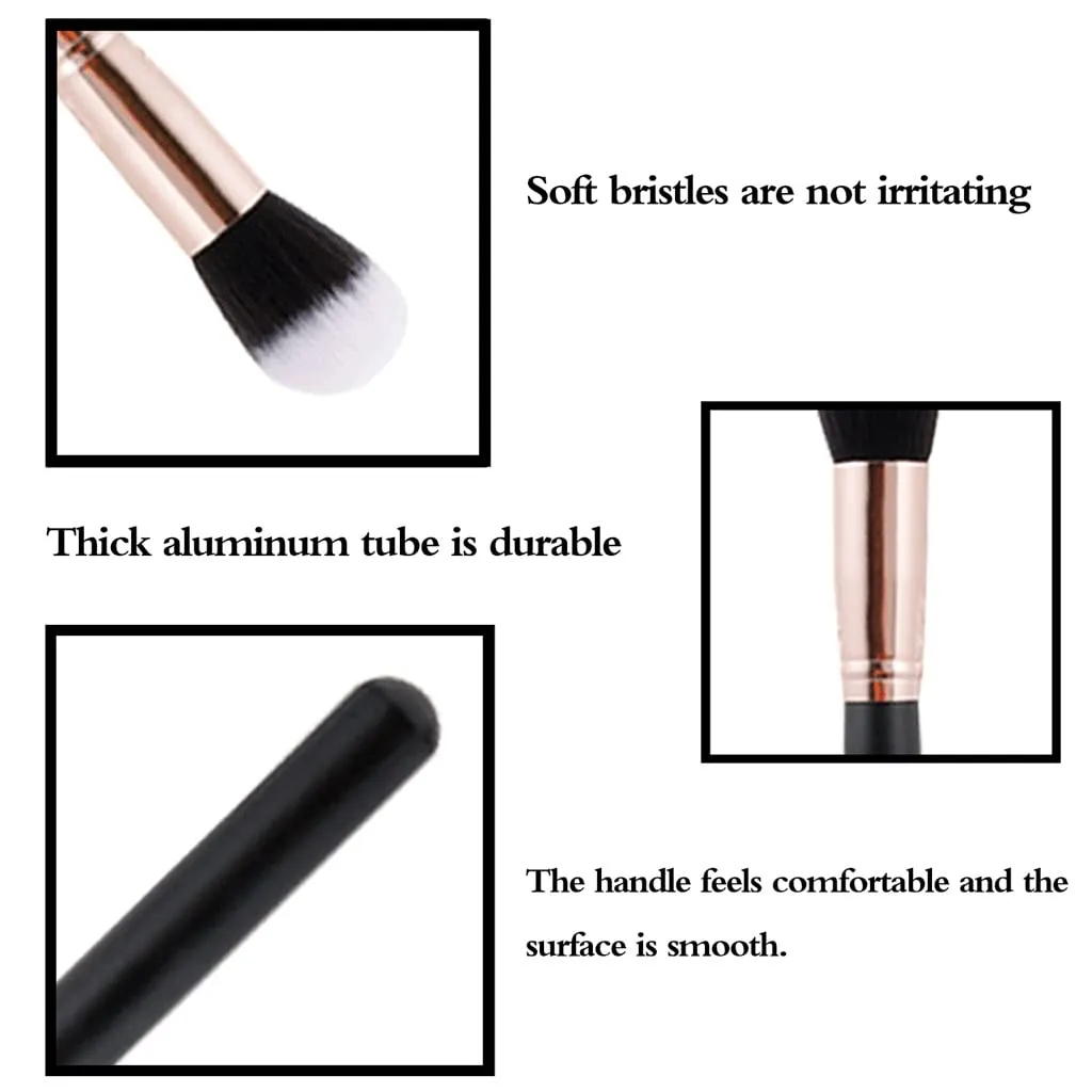 15Pcs Makeup Brushes Set Cosmetic Foundation Powder Blush Eye Shadow Lip Blend Wooden Make Up Brush Tool Kit