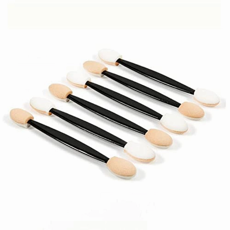 200 PCS 3 Inch Disposable Eyeshadow Brushes, Sponge Makeup Applicators Dual Sides