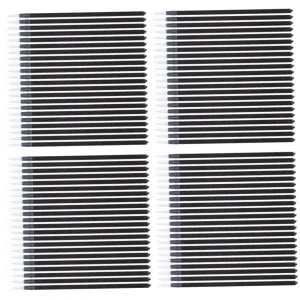 200pcs Portable Makeup Brush Eyeliner Eyeshadow and Brow Brushes for Simple Makeup for Women and Girls Box Packaging