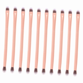 24pcs Double Ended Eyeshadow Makeup Brush for Women Powder Applicator for Smooth Application Travel-friendly Cosmetic Tools for Eye Shadow and Nose Contouring