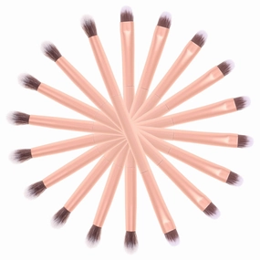 24pcs Dual-ended Eyeshadow Brushes Professional Handle Makeup Tools for Blending Eye Makeup for Home Salon Use Tube Design