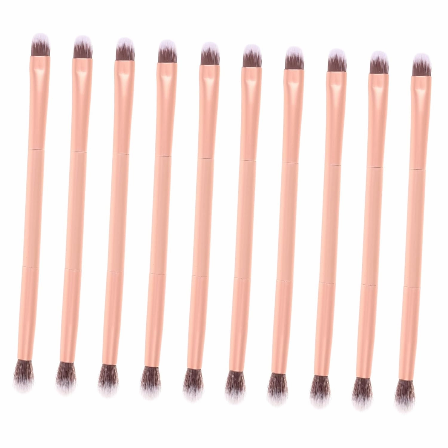 24pcs Dual Ended Eyeshadow Makeup Brush for Women Versatile Powder Applicator for Eye and Face Makeup Tube Design for Effortless Application and Blending