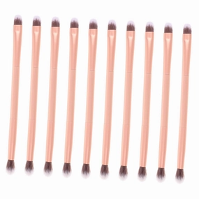 24pcs Dual Ended Eyeshadow Makeup Brush for Women Versatile Powder Applicator for Eye and Face Makeup Tube Design for Effortless Application and Blending