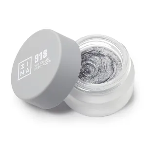 3INA MAKEUP - Vegan - Cruelty Free - The Cream Eyeshadow 918 - Silver - 24H Longwearing & Waterproof Formula - Fast Drying Formula - Highly Pigmented - Matte and Shimmer Finish