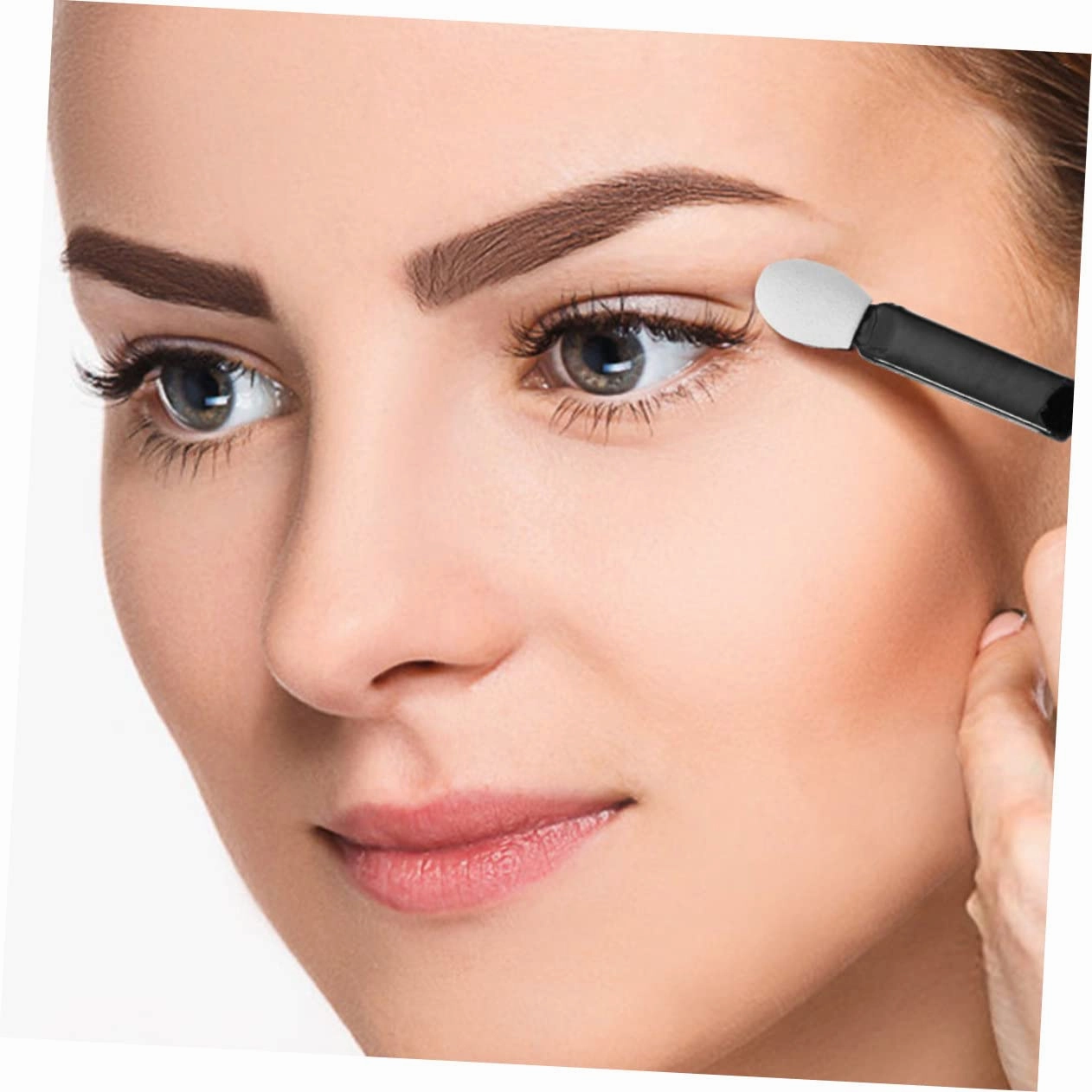 3sets Double-ended Eye Shadow Brush Set Soft Makeup Brush Material Perfect for Travel 120pcs*3