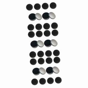 3sets Makeup Brush Cleaning Sponge Set Quick Dry Cleaner Box Single Layer Sponges Replacement Cotton Pads Efficient Reusable Go Makeup