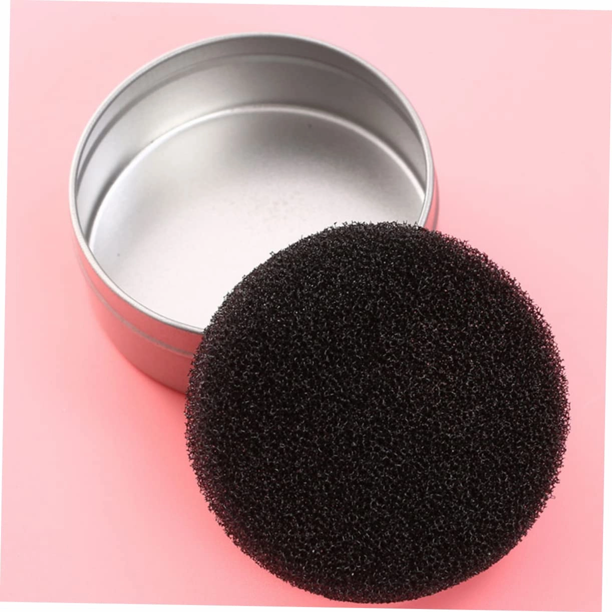 3sets Makeup Brush Cleaning Sponge Set Quick Dry Cleaner Box Single Layer Sponges Replacement Cotton Pads Efficient Reusable Go Makeup