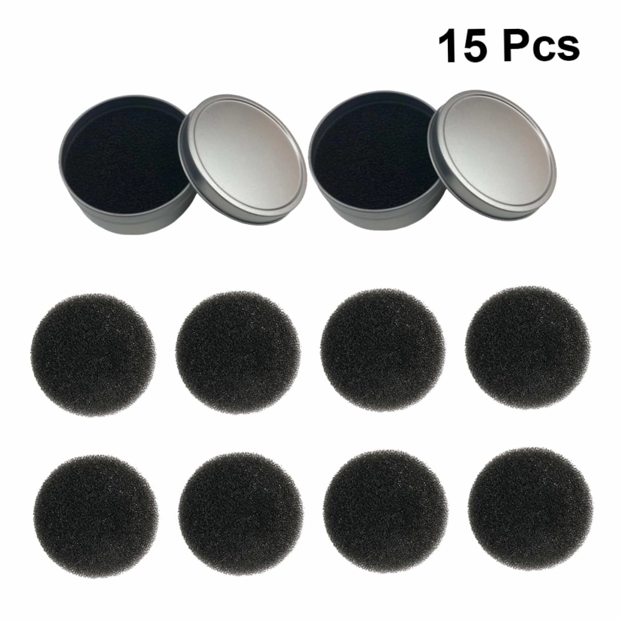 3sets Makeup Brush Cleaning Sponge Set Quick Dry Cleaning Box for Efficient Brush Care Includes Single Layer Sponges Replacement Cotton Pads Go Makeup