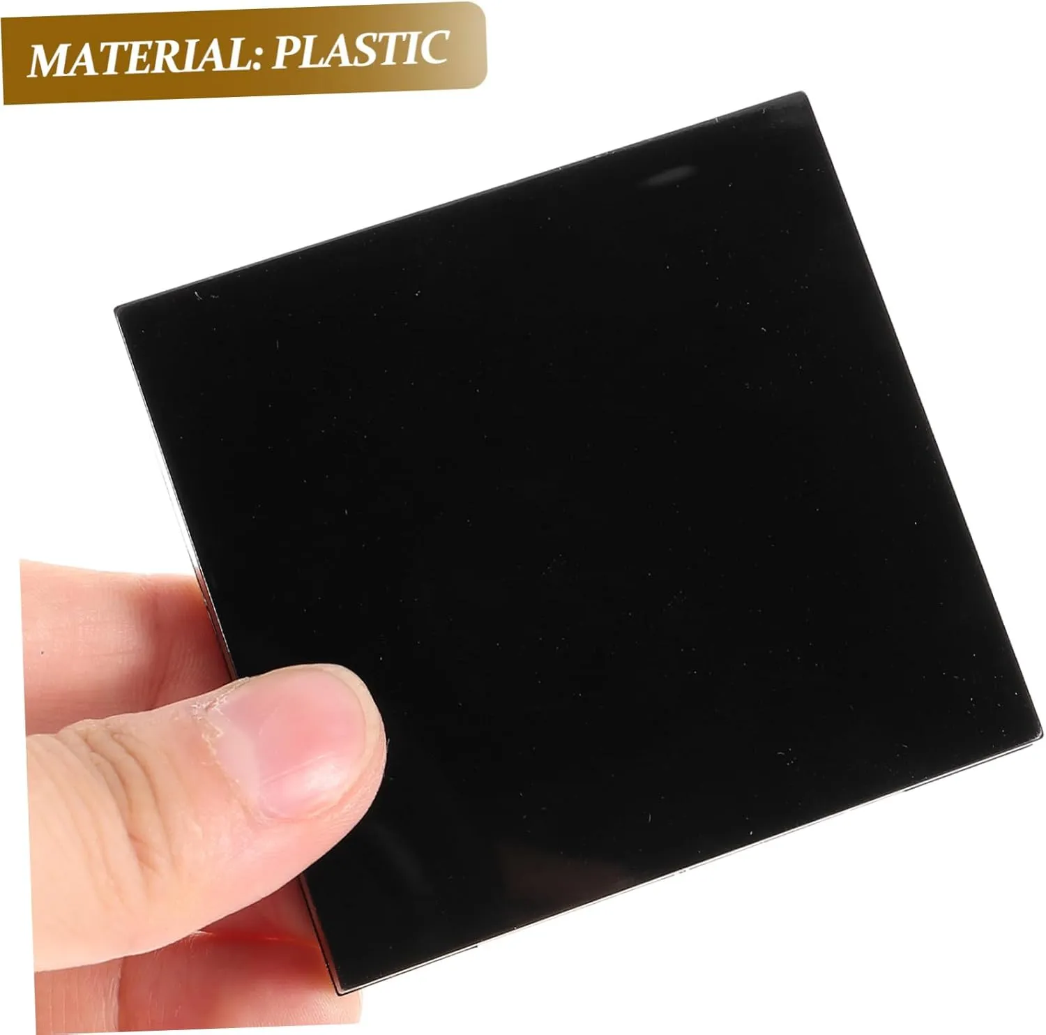 4 Sets Stackable Makeup Palette Case Mirror Travel Eyeshadow Organizer Refillable Lipstick Tray for Cosmetics Blush Box