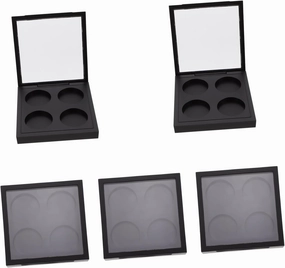 5pcs Magnetic Buckle Eye Shadow Cases Empty Eye Cosmetics Storage Plates Organize Your Makeup Collection