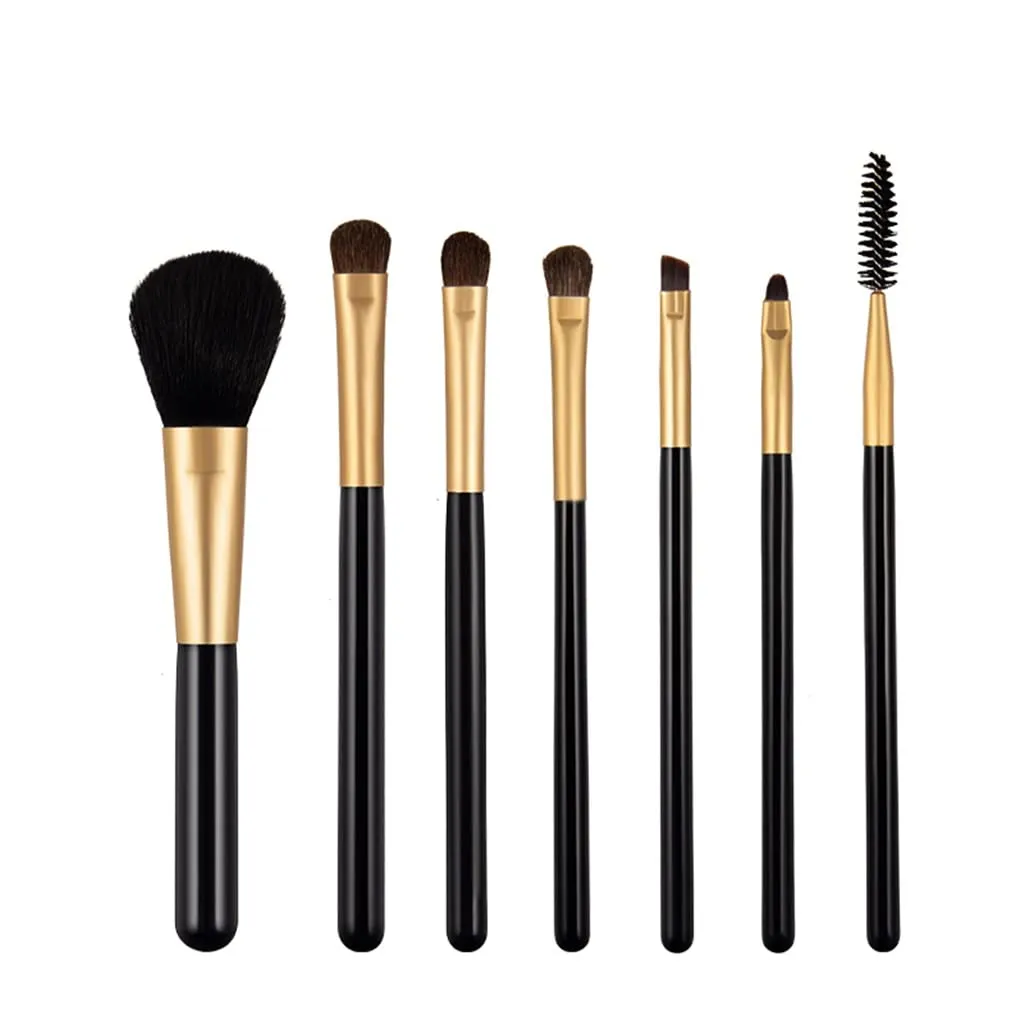 7Pcs Makeup Brushes Set Professional Brush Make up Foundation Eyeshadow Eyelashes Lip Concealer Powder Cosmetics Kit Tools