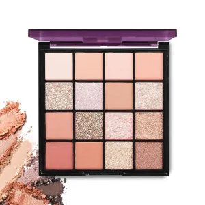 Aero Perfection Eyeshadow Palette|Highly Pigmented Eyeshadow Palette|Matte&Shimmer Finish|Long Lasting Eyeshadow For Women|Blendable Eyeshadow|20.8G|16 Shades (Shade 3),Multicolor