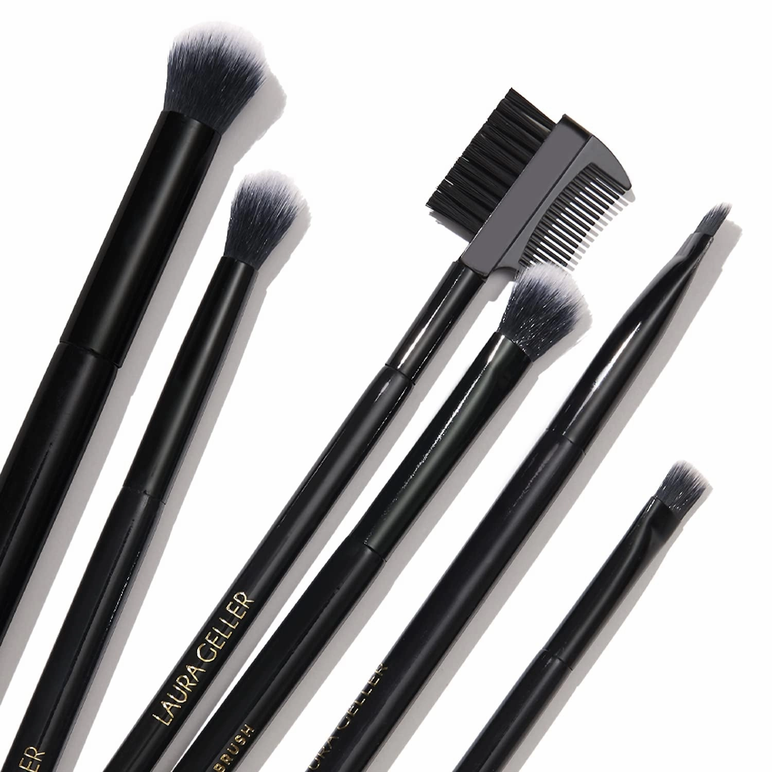 All-Over Eye Shadow Brush, Black Wooden Handle