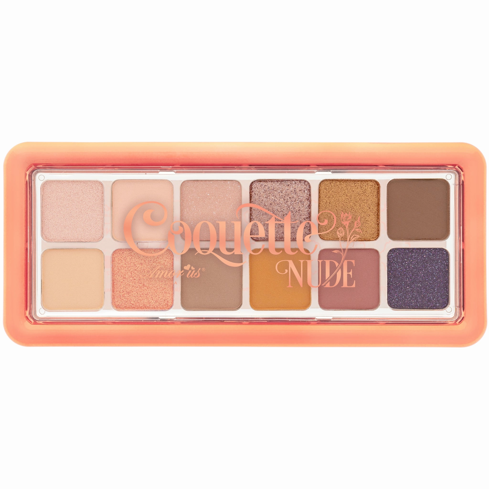 Amor Us Coquette Nude Pressed Pigment Palette - Wholesale Display 12 Units (CO-NCESD)