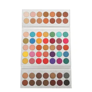 ANGGREK Makeup Palette 63 Colors Sweatproof Matte & Pearlescent Matte Eyeshadow Eye Cosmetics Highly Pigmented Makeup Palette