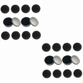 Angoily 2sets Cleaning Sponge Set Quick Dry Makeup Brush Cleaner Single Layer Sponges Replacement Cotton for Efficient Dry Cleaning for Removing