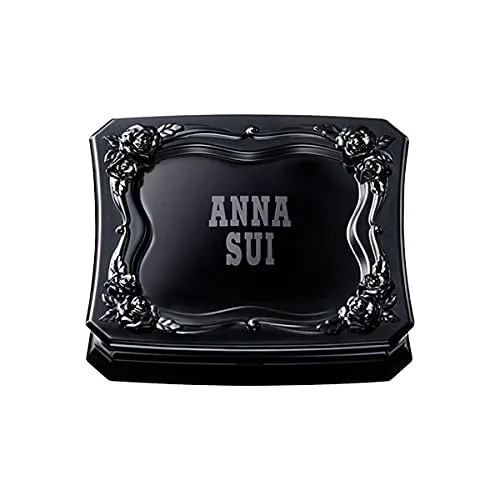ANNA SUI - Eye Color Compact - Two-Tone Eye Shadow Fillers for Eyeshadow Palette - Brown and Pearl Beige Light Orange Long-Lasting Eye Makeup - 03 Bitter Chocolate x Sugar - 0.05 oz.