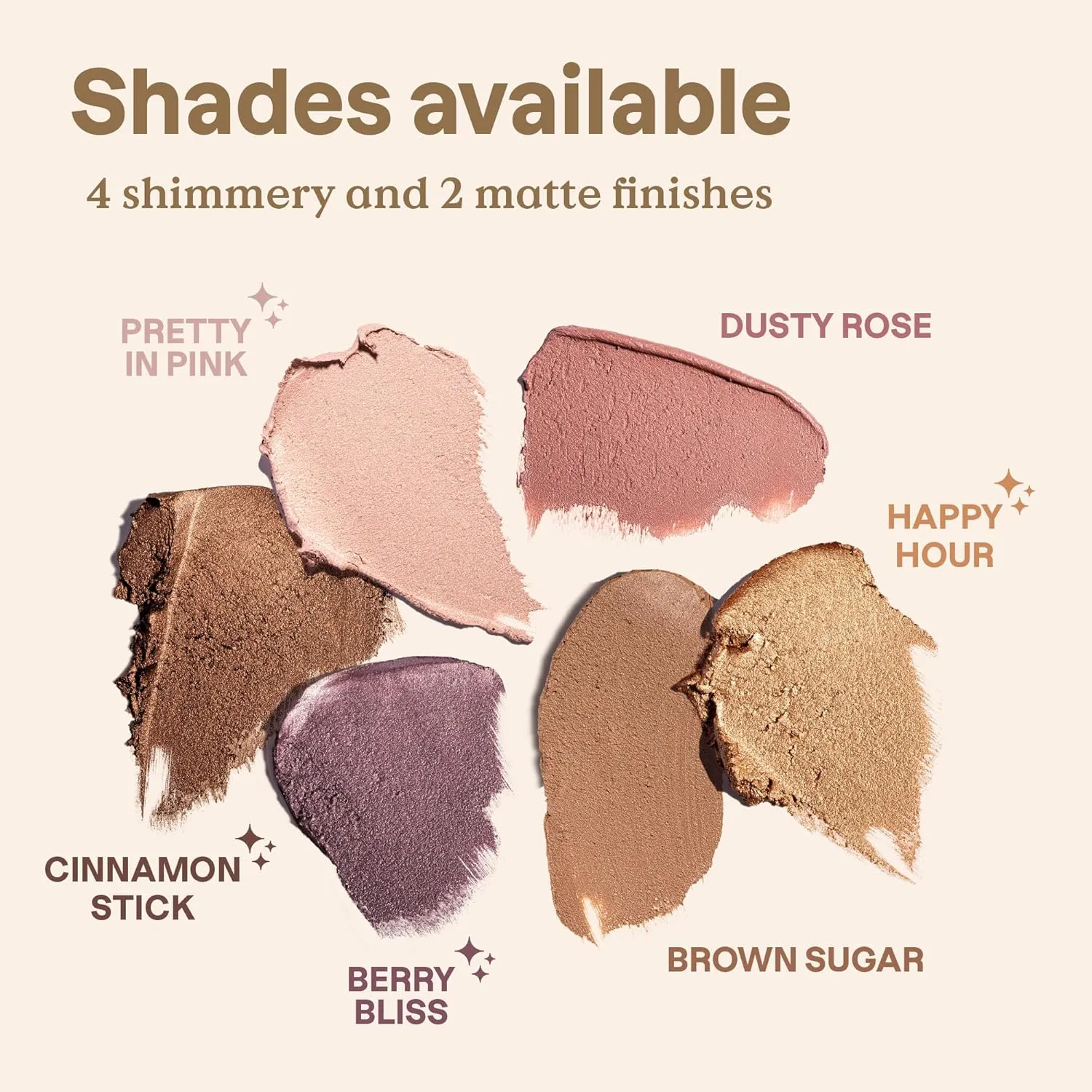 ATTITUDE Oceanly Eyeshadow, EWG Verified, Single Shimmer Cream Eyeshadow, Plastic-Free, Vegan Beauty and Makeup, Pretty in Pink, 0.16 Fl Oz