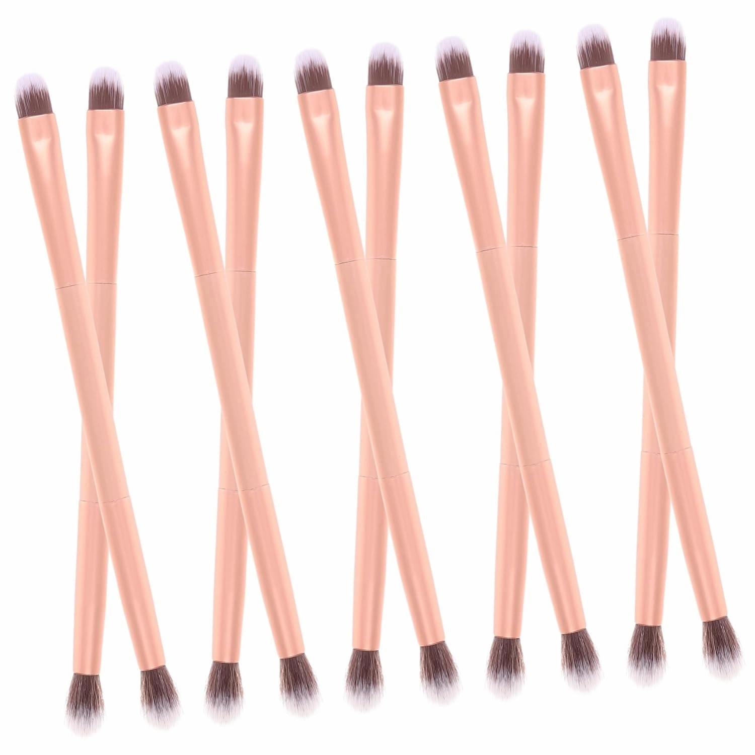Beaupretty 24Pcs Double Head Eyeshadow Makeup Brush for Women Premium Blending Tools for Eye Makeup for Personal Professional Use Application Finish