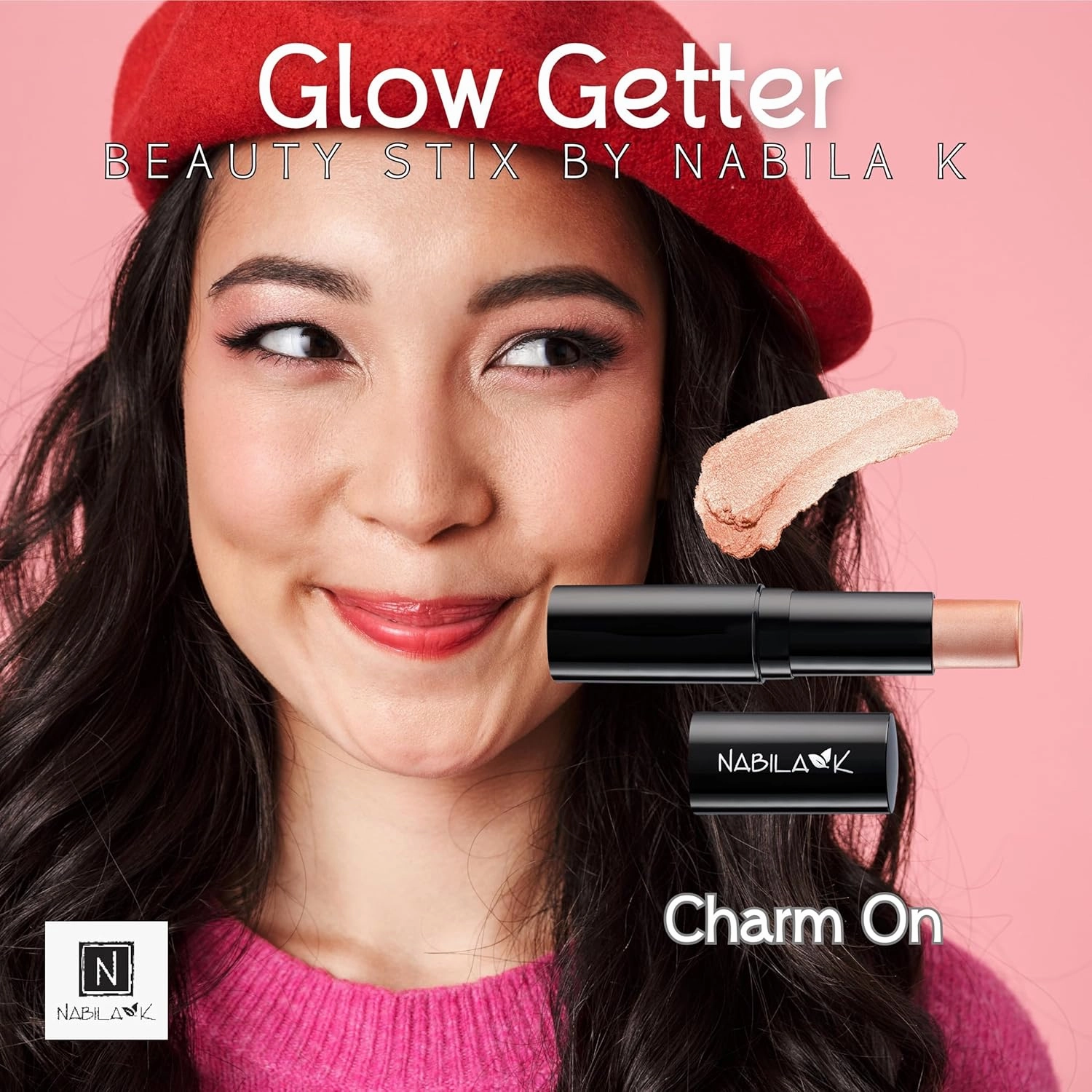 Beauty Stix - Glow Getter - (Highlighter, Blush, Eyeshadow, Lip Liner - 0.28 oz) Glow Getter