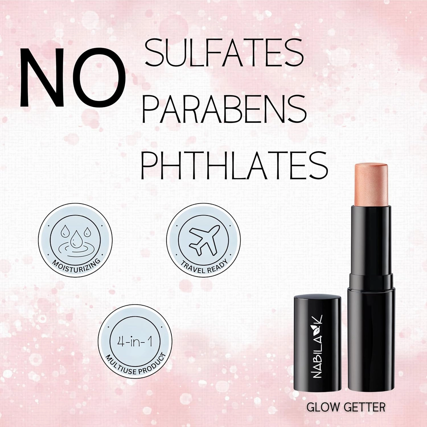 Beauty Stix - Glow Getter - (Highlighter, Blush, Eyeshadow, Lip Liner - 0.28 oz) Glow Getter