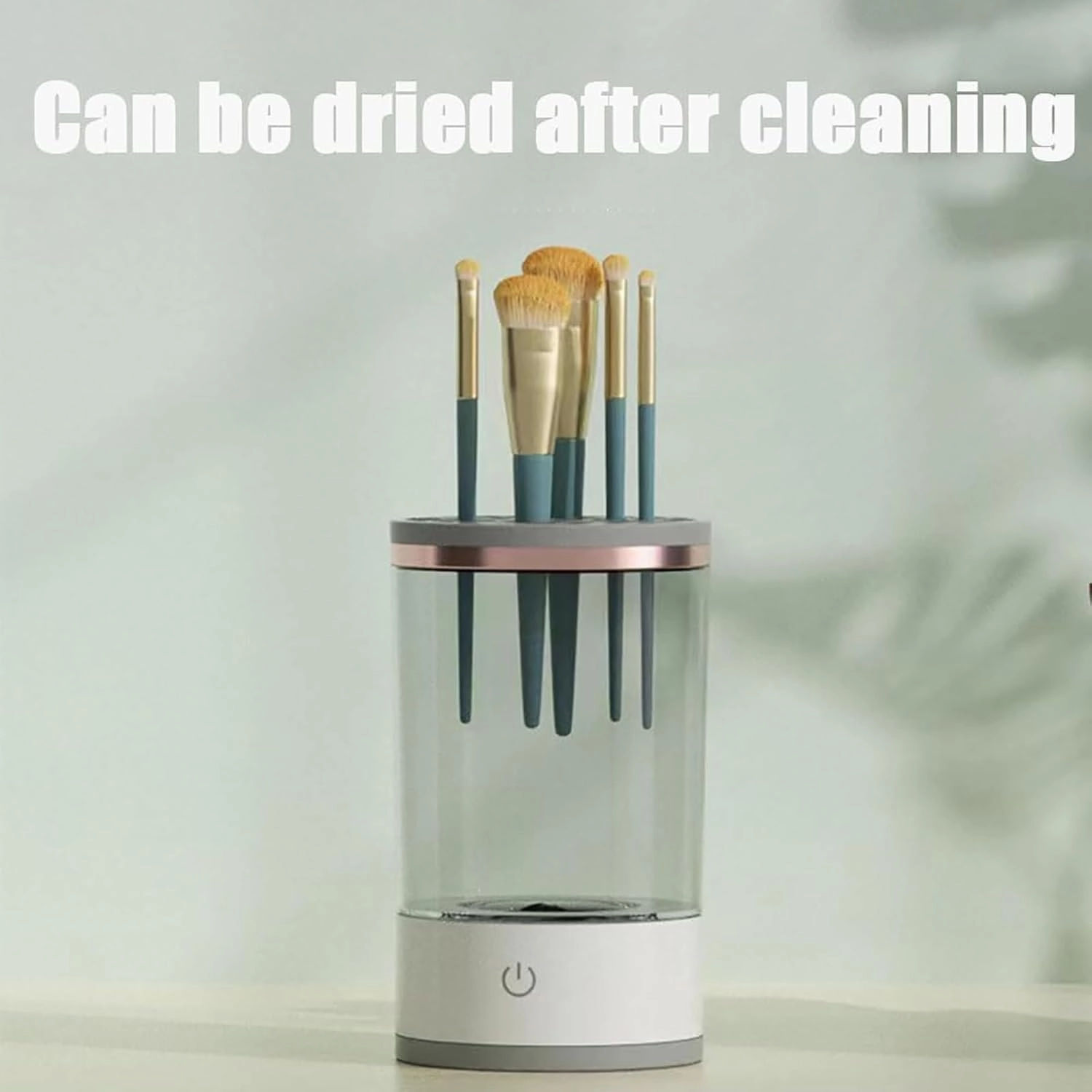 Beauty Swirl Cosmetic Brush Cleaner, The Cozy Luna Brush Cleaner, Beautyswirl - Cosmetic Brush Cleaner, Automatic Spinning Makeup Brush Cleaner for for All Size Makeup Brush (Black-1Pcs)