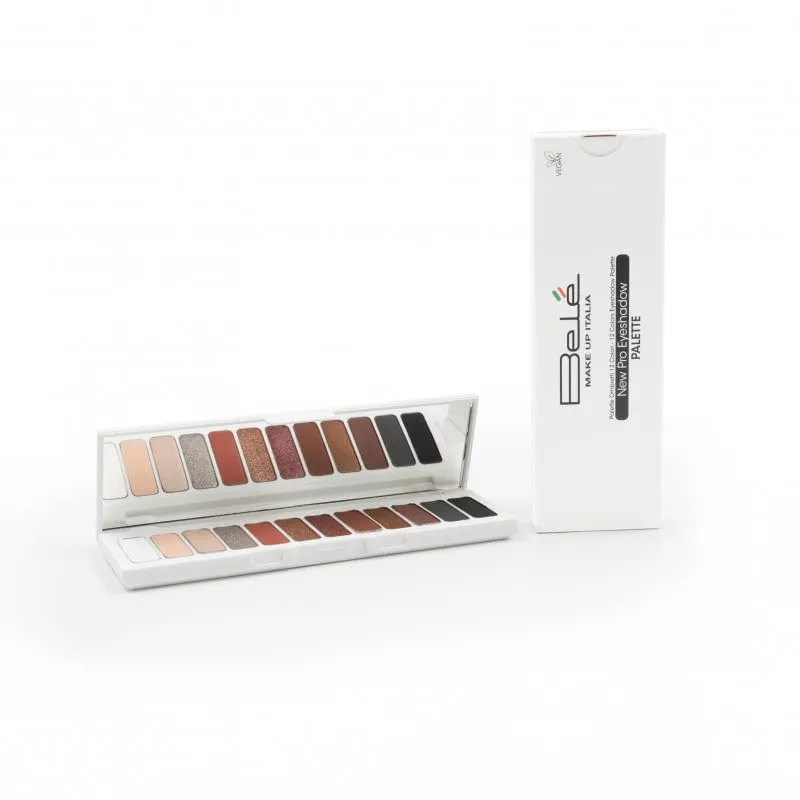 Belé Makeup Italia b.One Pro Eyeshadow Palette 12 Colors (Made in Italy) (#2 Smokey)