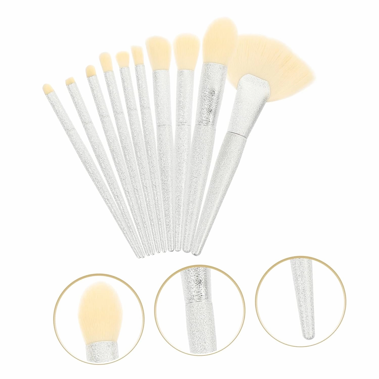 Blusher Cosmetics Makeup Female Eye Shadow Brush Set 10-piece Soft and Silky Touch for Beginners and Professionals