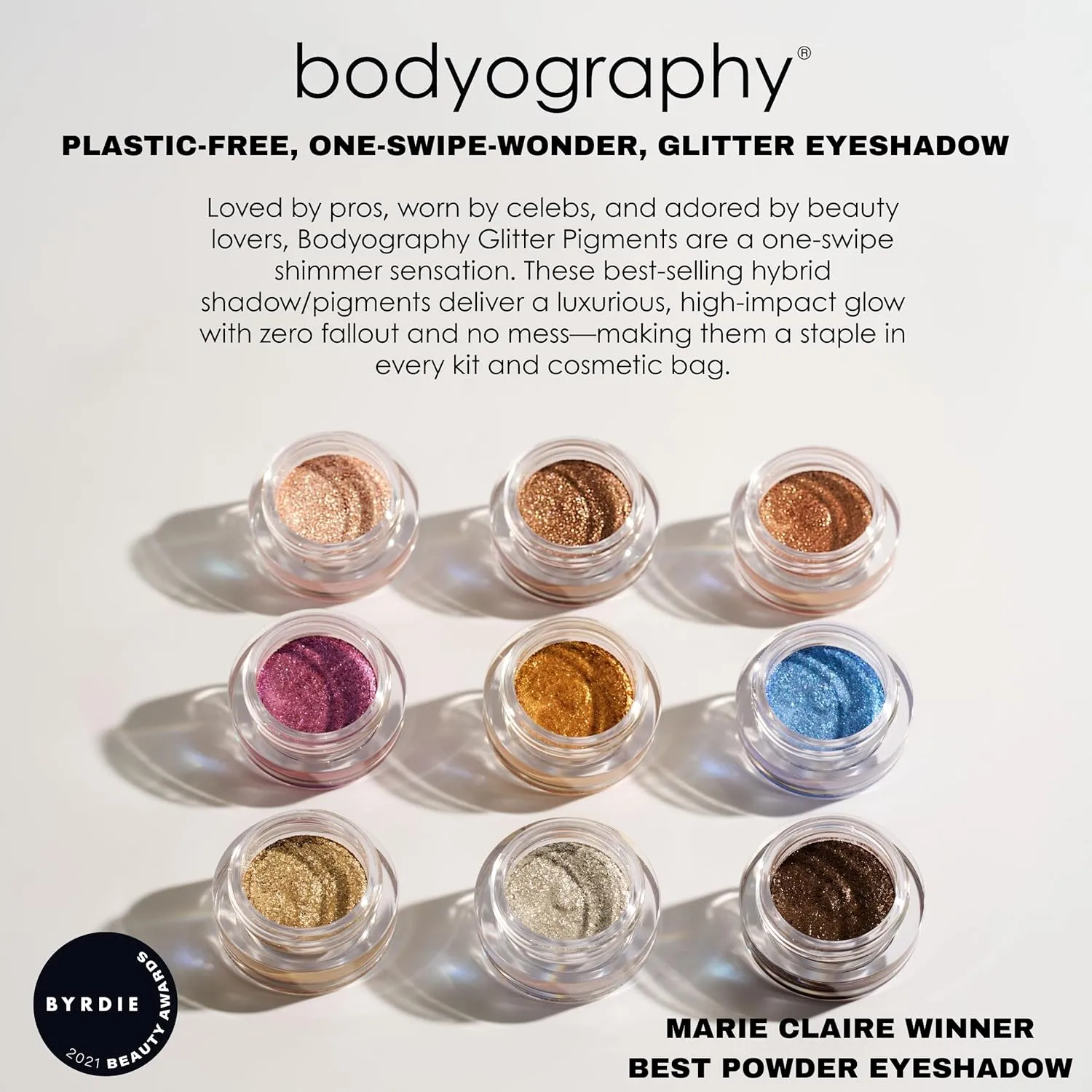 Bodyography Glitter Pigment Eyeshadow, No. 736 Spirit Quartz
