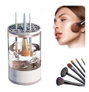 Brushly Pro Cosmetic Makeup Brush Cleaner, Electric Automatic Makeup Brush Cleaner Machine, Make up & Makeup Brush Cleaner & Cleaning Kit Washer Machine (1pcs)