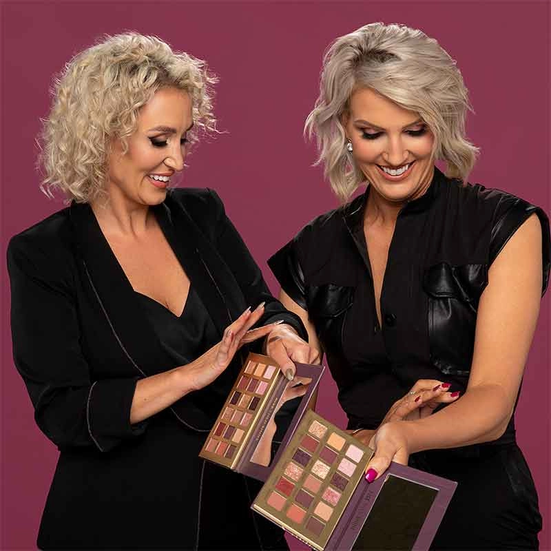 Carter Beauty X Fiona Morgan Coleman Rise Then Shine Eyeshadow Palette   FREE Word of Mouth Lipstick and Free of Speech Lip Tint Discontinued