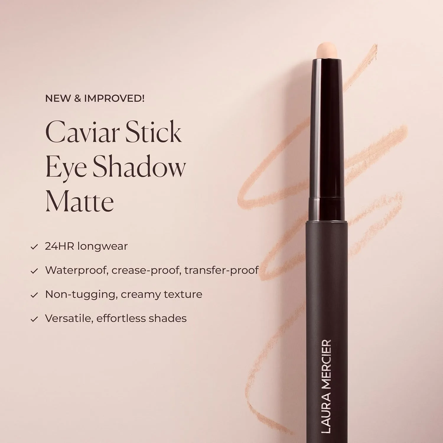 Caviar Stick Cream Eyeshadow: Shimmer and Matte Finishes, 24HR Wear, Long Lasting, Rich Color, Easily Blendable and Buildable, Waterproof, Hyaluronic Acid Infused, Eyeshadow Stick Set