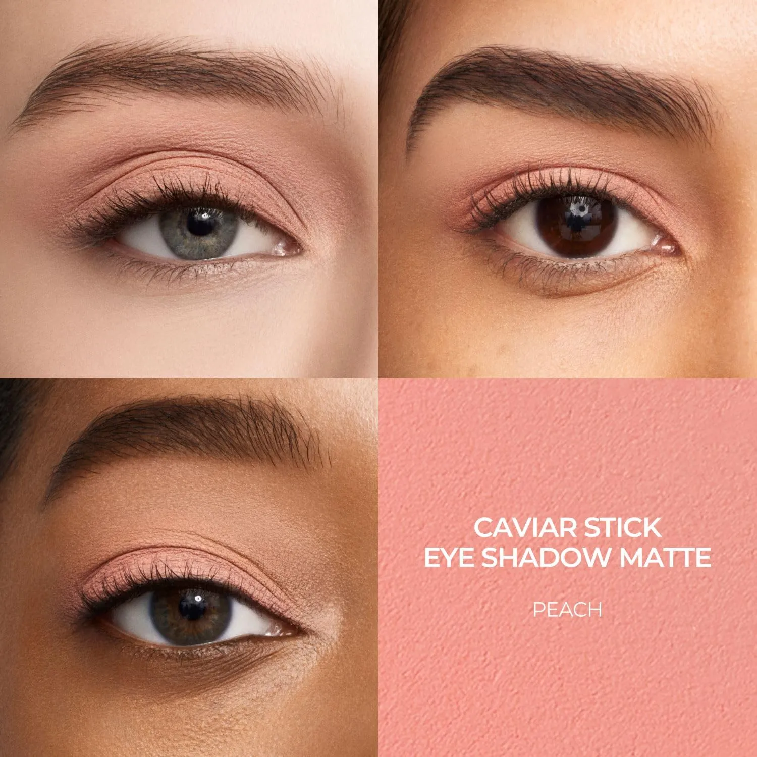 Caviar Stick Cream Eyeshadow: Shimmer and Matte Finishes, 24HR Wear, Long Lasting, Rich Color, Easily Blendable and Buildable, Waterproof, Hyaluronic Acid Infused, Eyeshadow Stick Set