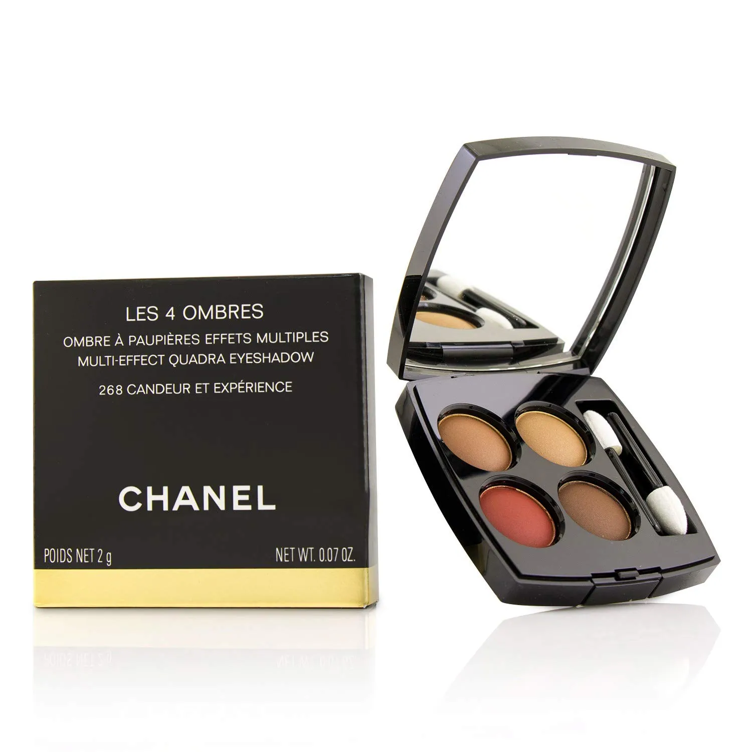 Chanel Les 4 Ombres Multi-Effect Quadra Eyeshadow - 268 Candeur Et Experience for Women - 0.07 oz Eye Shadow