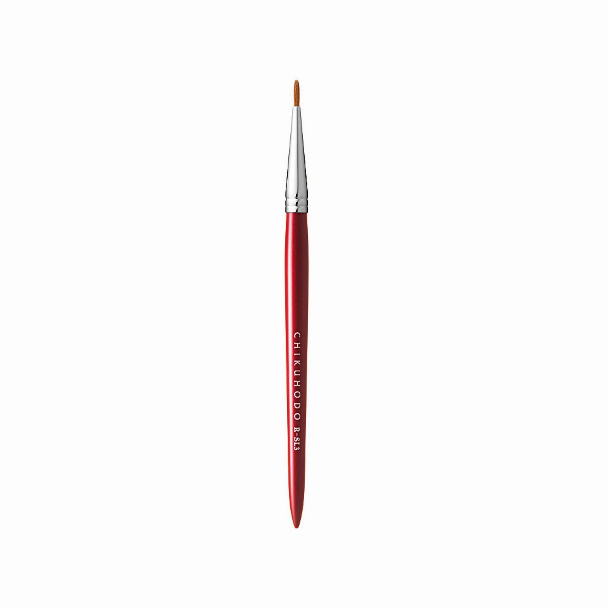 Chikuhodo Eye-Liner Brush, Regular Series (R-SL3 Black, RR-SL3 Red)