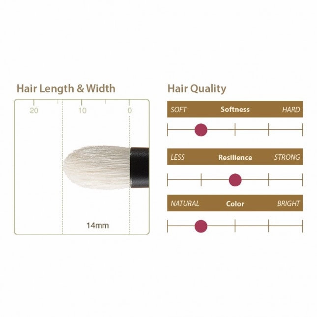 Chikuhodo T-7 Eyeshadow Brush (Medium) Takumi Series