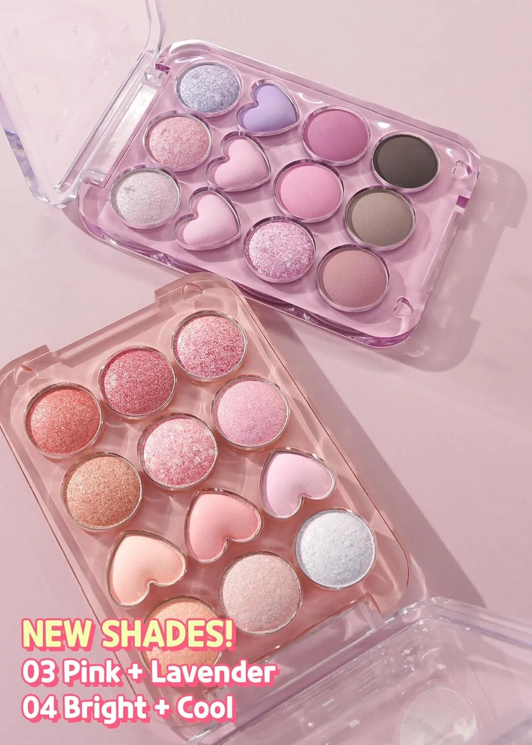 COLORGRAM Pin Point Eyeshadow Palette 04 Bright Cool | Eyeshadow Palette for Daily makeup, Ultra-Blendable, Matte, Glitter, Shimmer Shades