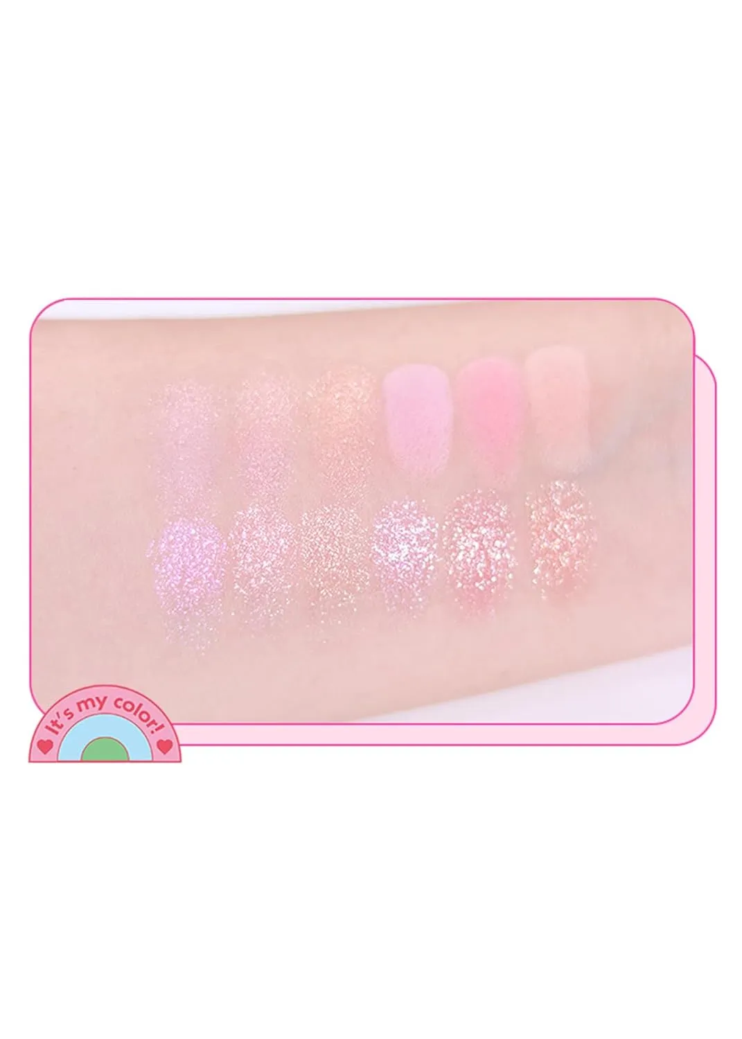 COLORGRAM Pin Point Eyeshadow Palette 04 Bright Cool | Eyeshadow Palette for Daily makeup, Ultra-Blendable, Matte, Glitter, Shimmer Shades