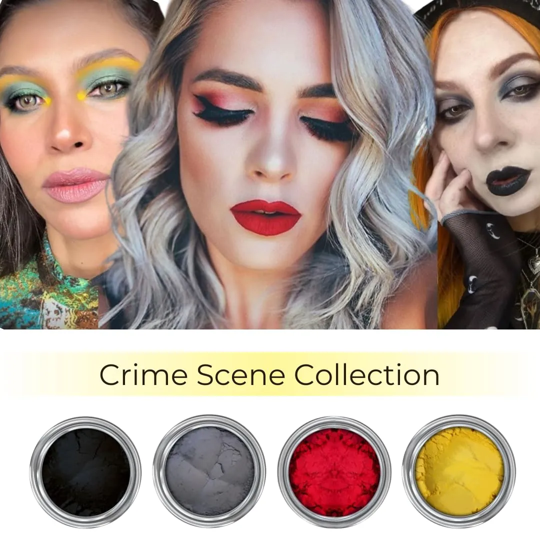 Concrete Minerals Pro Matte Eyeshadow, Silky- Smooth and Highly Pigmented, Longer-Lasting With No Creasing, 100% Vegan and Cruelty Free, Handmade in USA (Crime Scene)