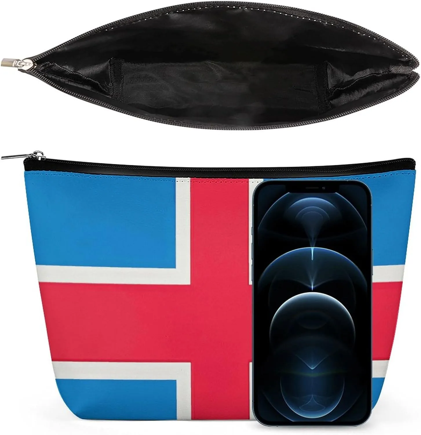 Cosmetic Bag Makeup Bags for Women Portable Makeup Bag England Symbols Makeup Case Travel Toiletry Bag for Travel Accessories